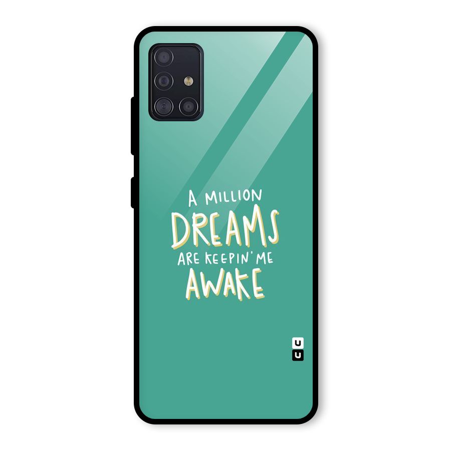 Million Dreams Glass Back Case for Galaxy A51