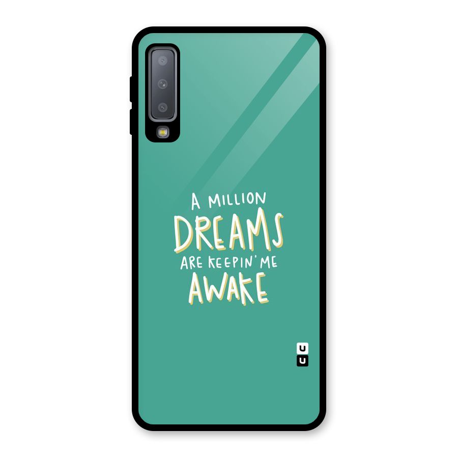 Million Dreams Glass Back Case for Galaxy A7 (2018)