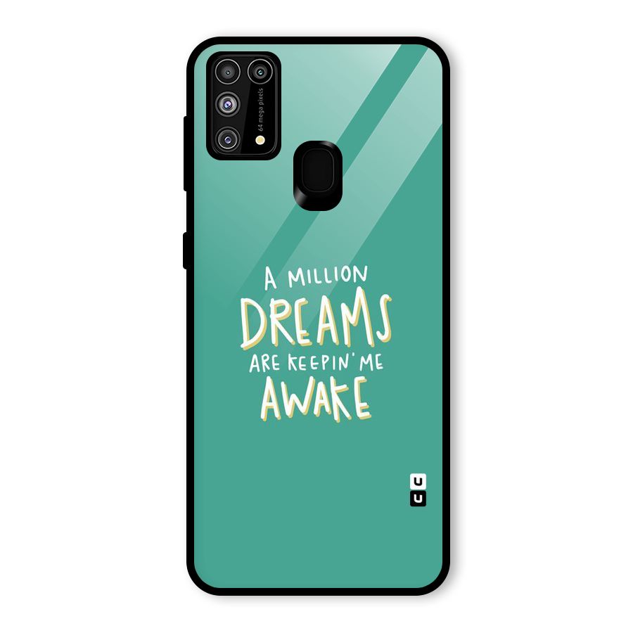 Million Dreams Glass Back Case for Galaxy F41