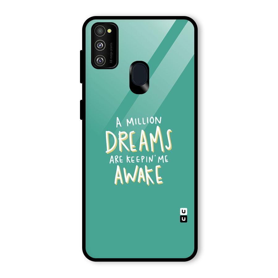 Million Dreams Glass Back Case for Galaxy M30s