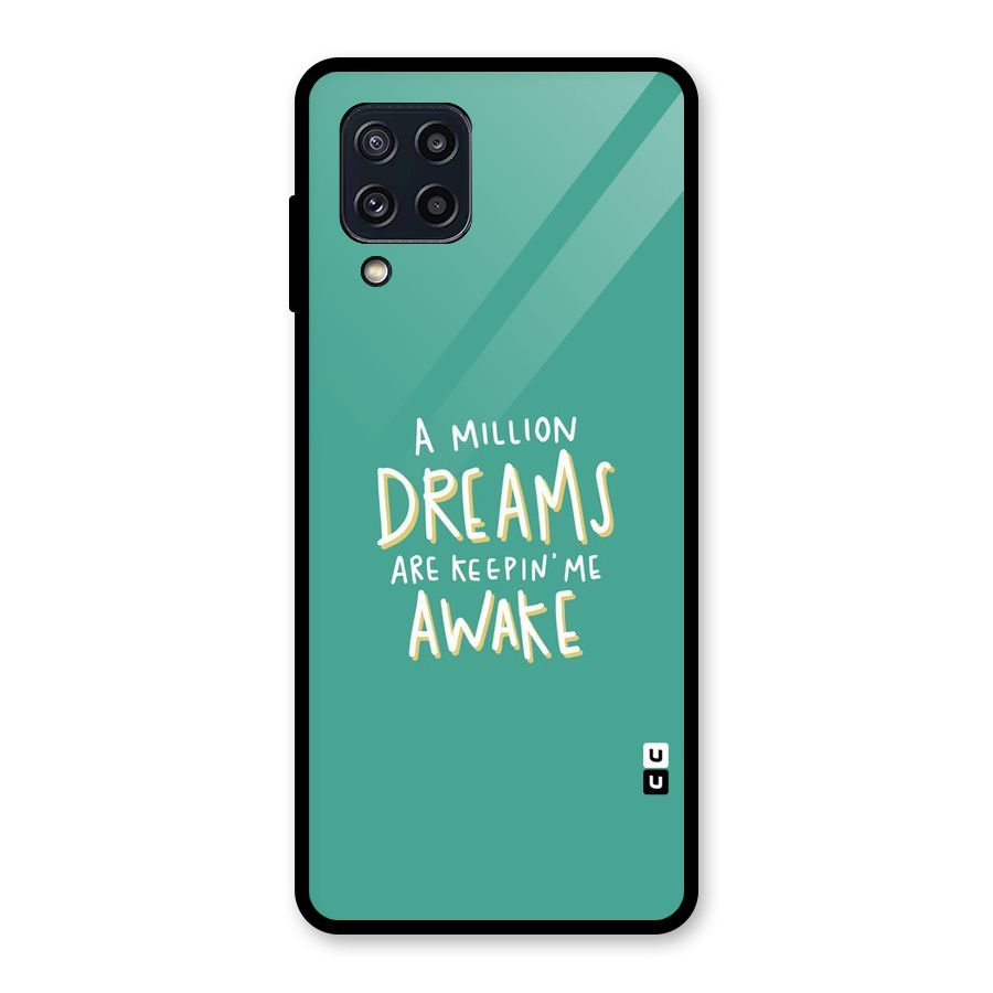 Million Dreams Glass Back Case for Galaxy M32