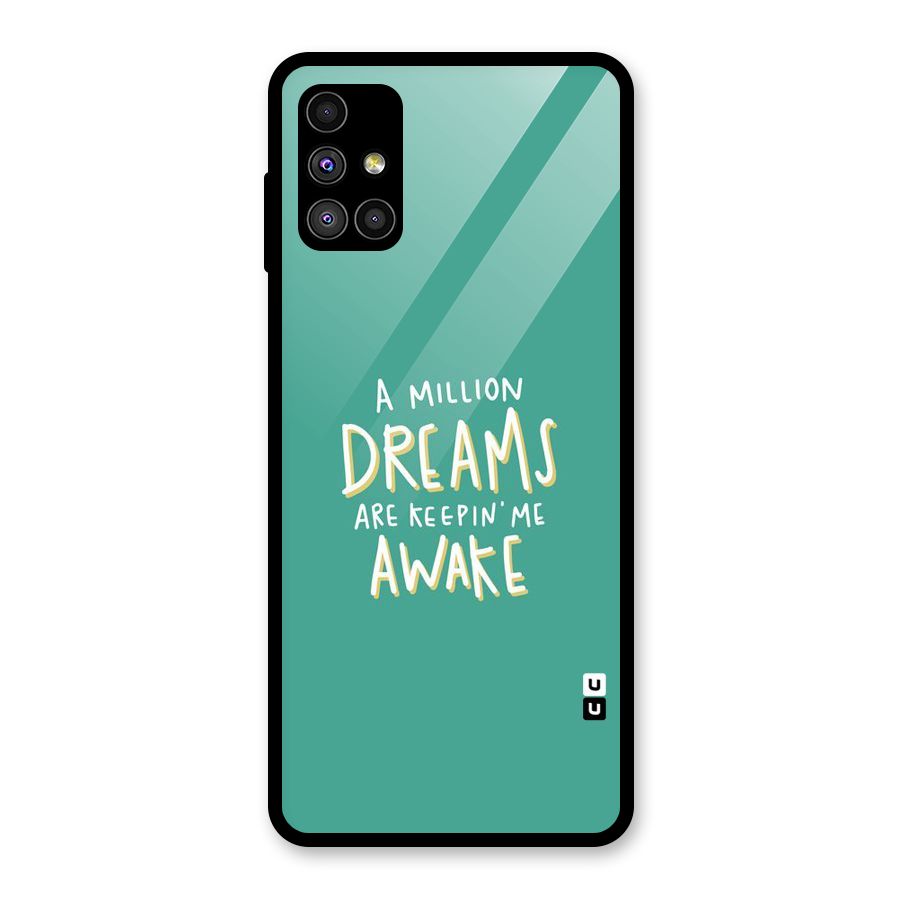 Million Dreams Glass Back Case for Galaxy M51