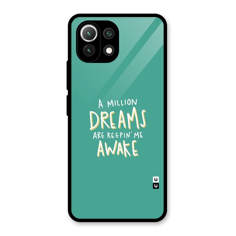 Million Dreams Glass Back Case for Mi 11 Lite