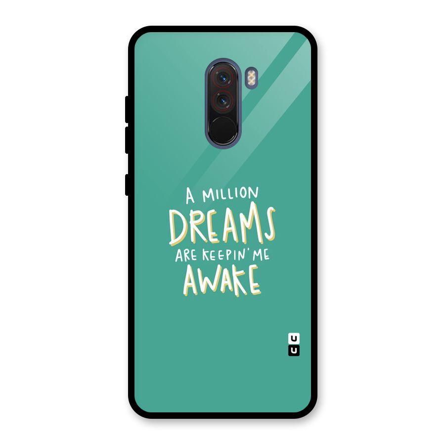 Million Dreams Glass Back Case for Poco F1