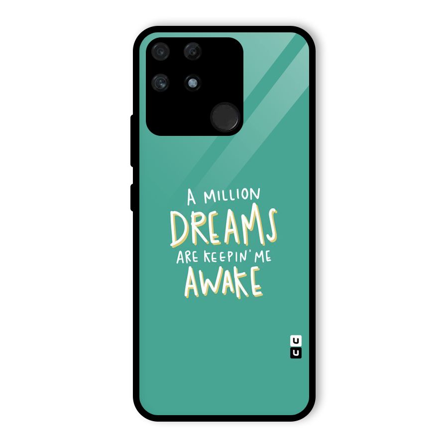 Million Dreams Glass Back Case for Realme Narzo 50A
