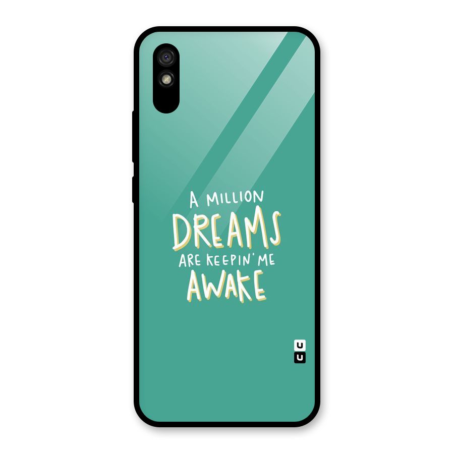 Million Dreams Glass Back Case for Redmi 9A