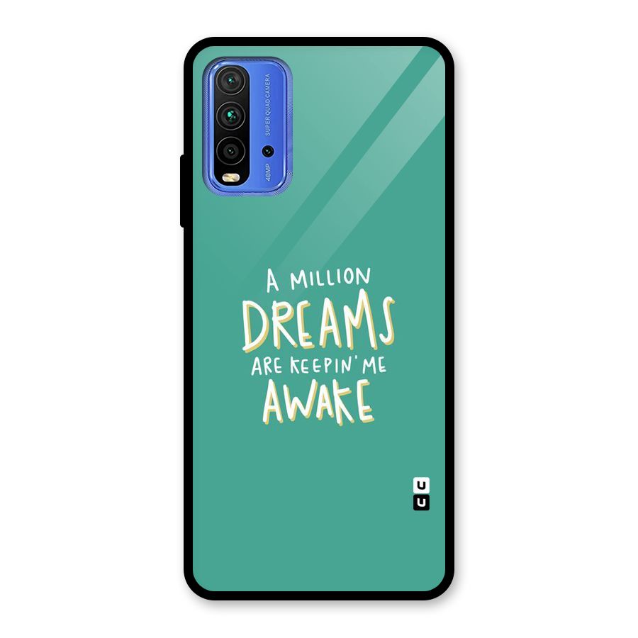 Million Dreams Glass Back Case for Redmi 9 Power
