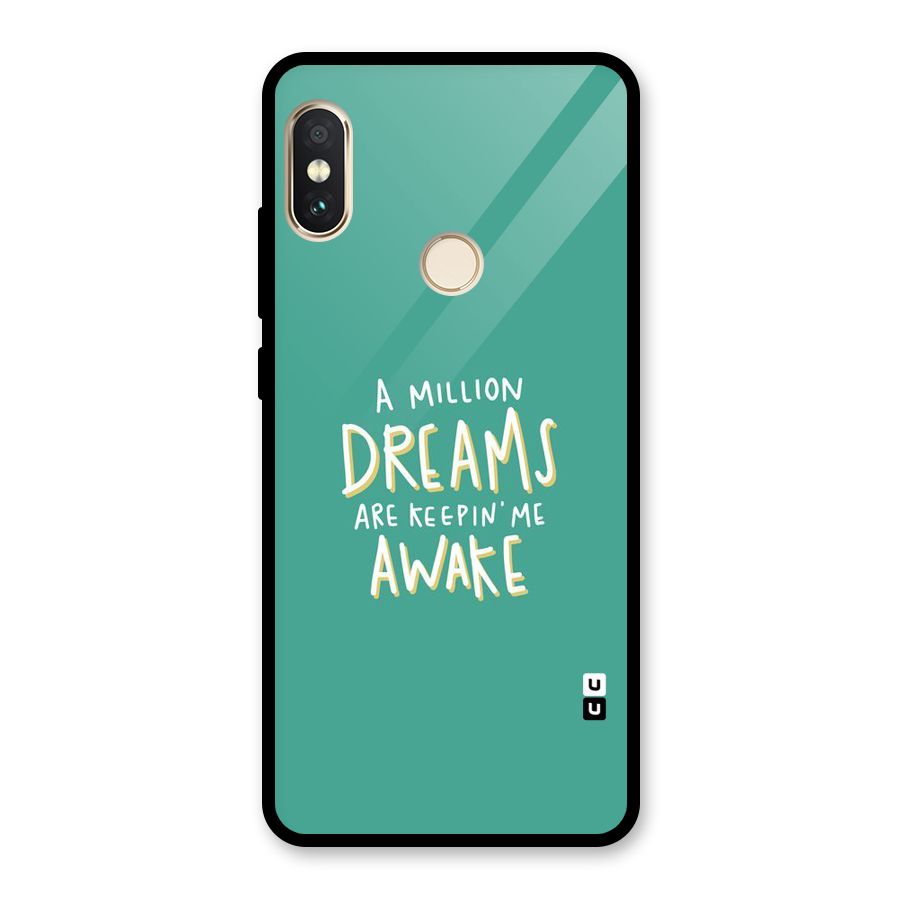 Million Dreams Glass Back Case for Redmi Note 5 Pro