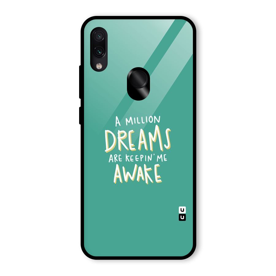 Million Dreams Glass Back Case for Redmi Note 7 Pro
