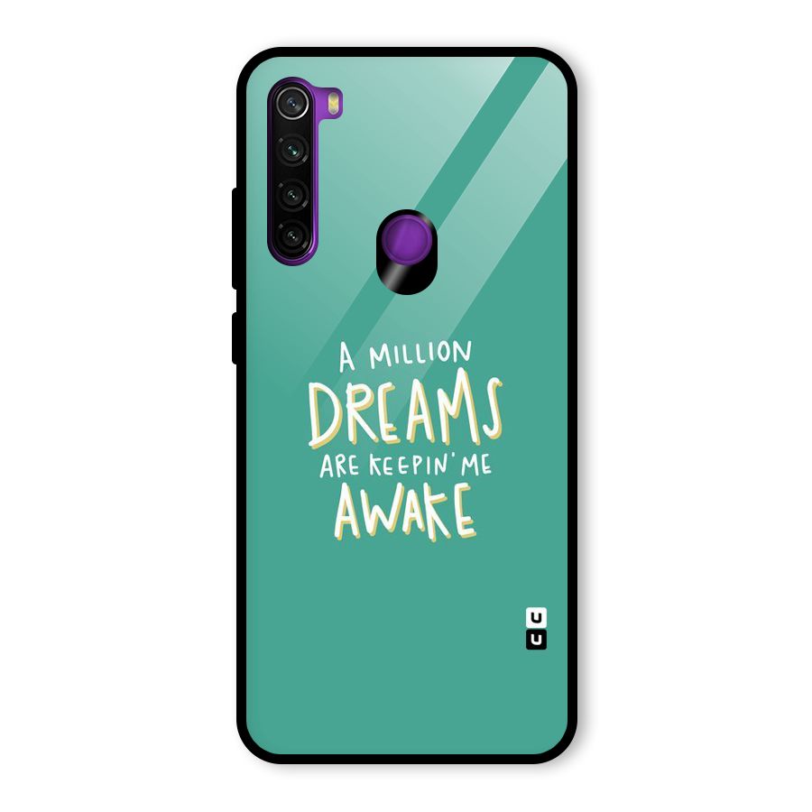 Million Dreams Glass Back Case for Redmi Note 8