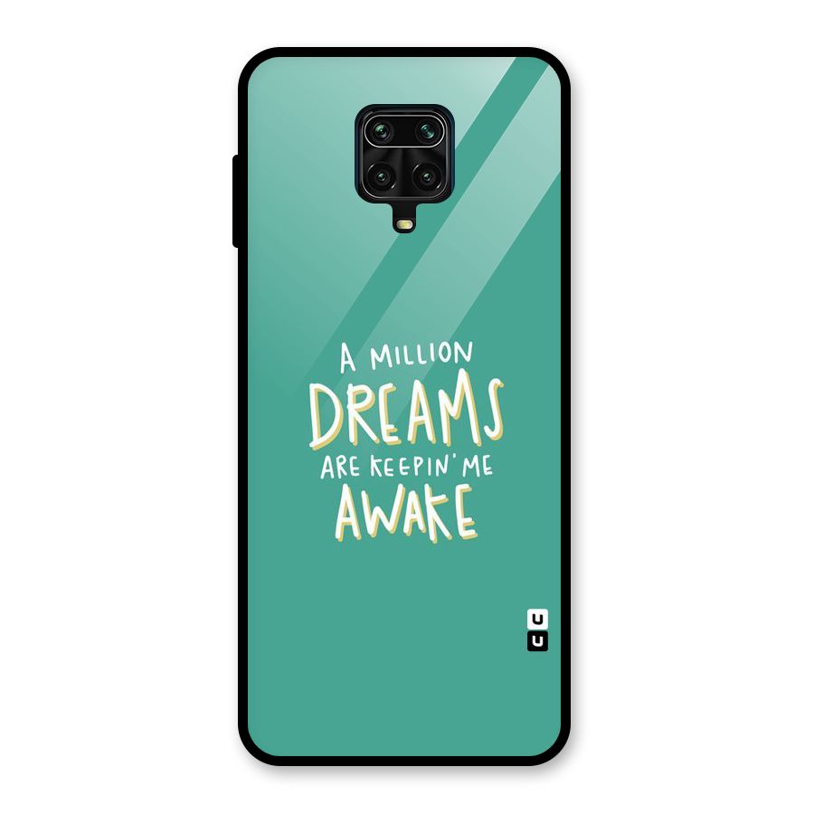 Million Dreams Glass Back Case for Redmi Note 9 Pro