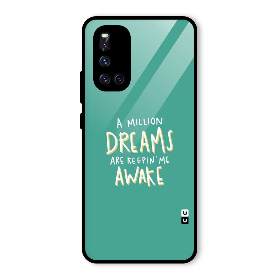Million Dreams Glass Back Case for Vivo V19