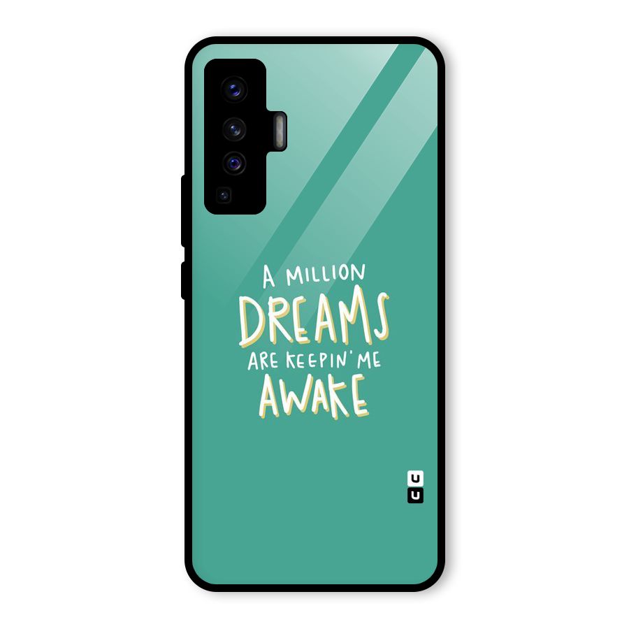 Million Dreams Glass Back Case for Vivo X50