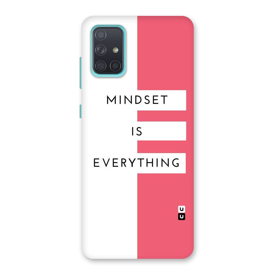 Mindset is Everything Back Case for Galaxy A71