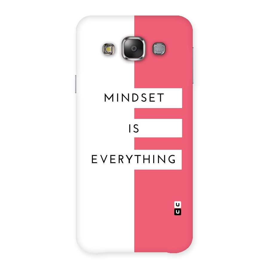 Mindset is Everything Back Case for Galaxy E7