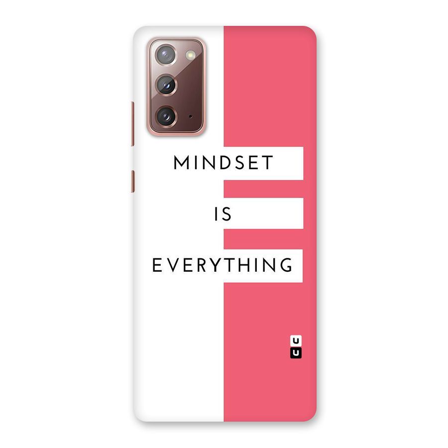 Mindset is Everything Back Case for Galaxy Note 20