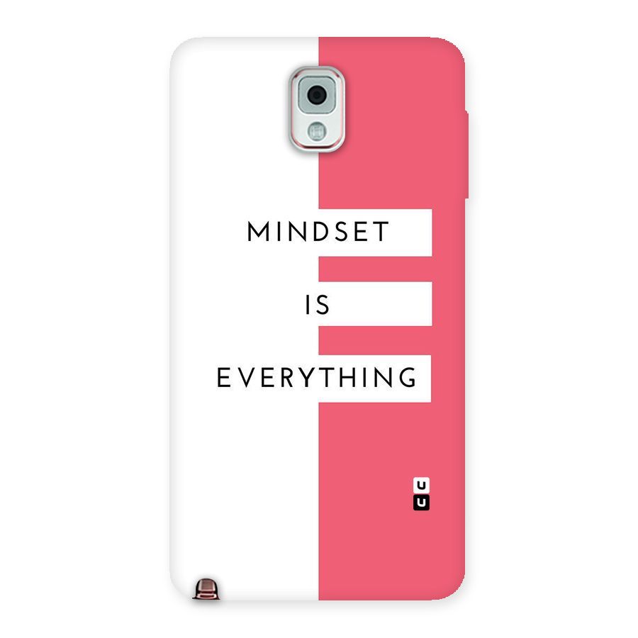 Mindset is Everything Back Case for Galaxy Note 3