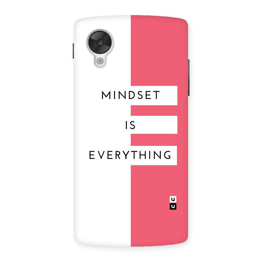 Mindset is Everything Back Case for Google Nexsus 5