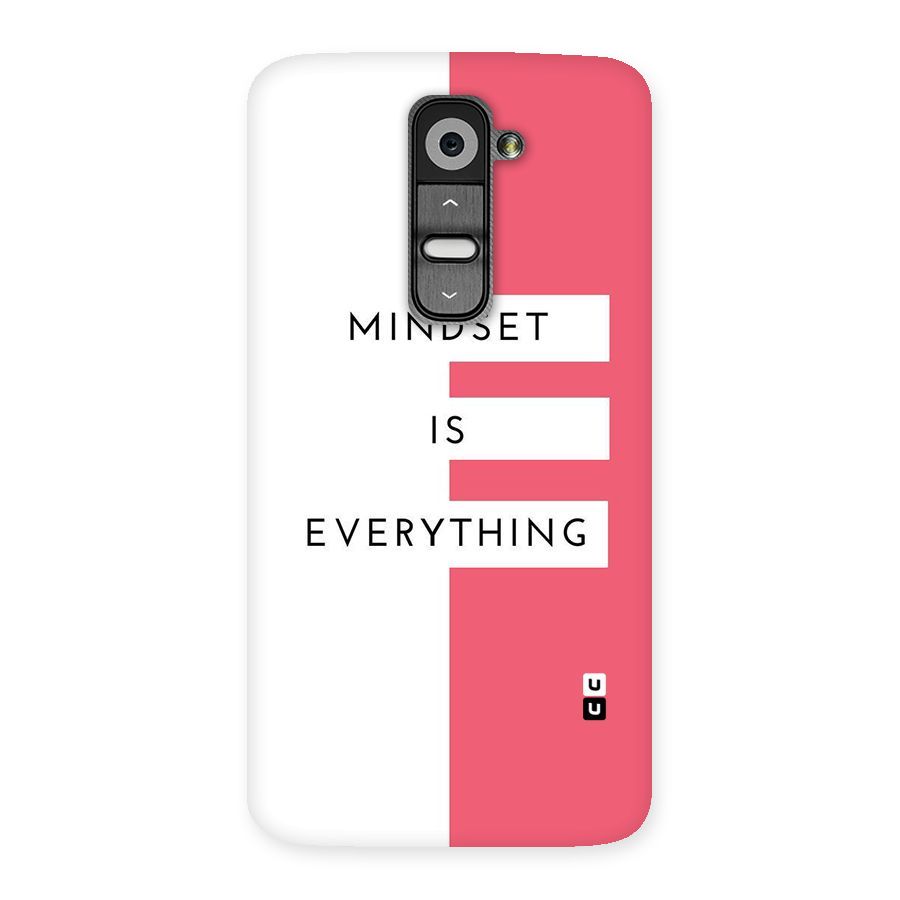 Mindset is Everything Back Case for LG G2