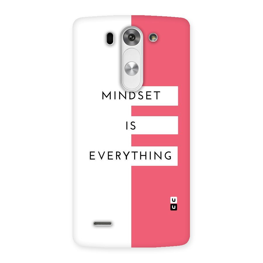 Mindset is Everything Back Case for LG G3 Beat