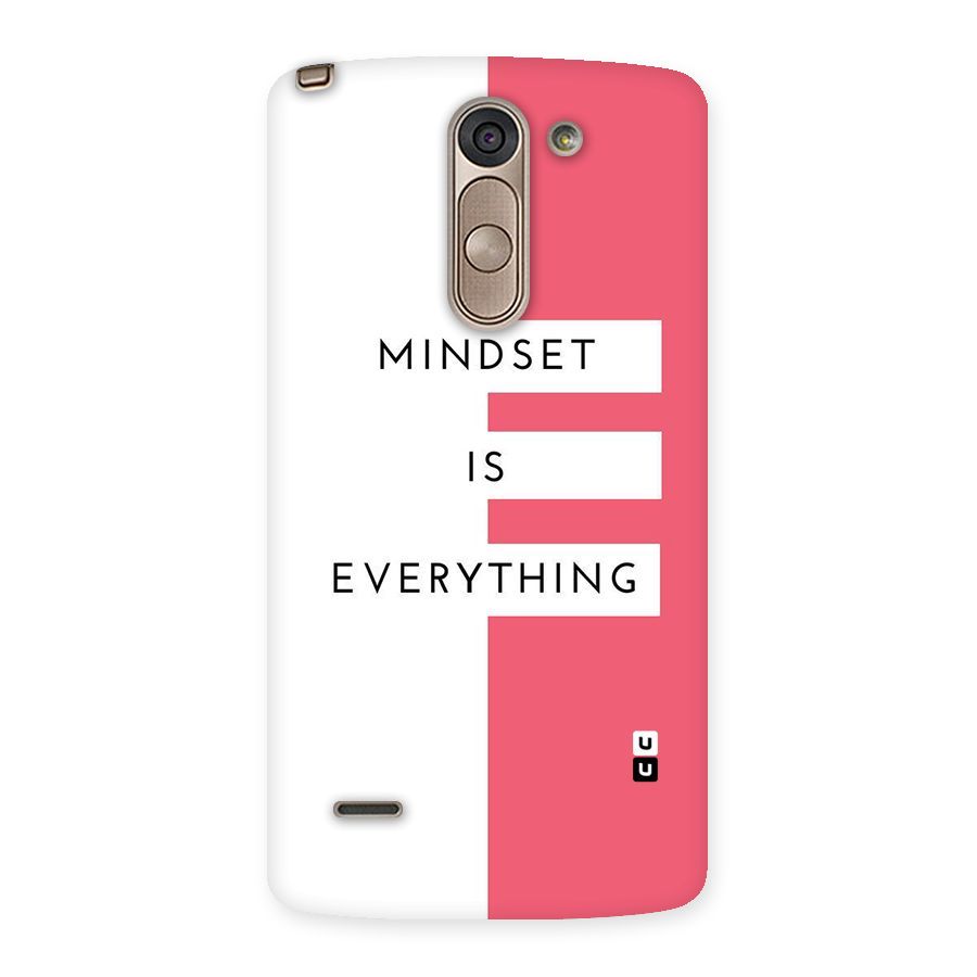 Mindset is Everything Back Case for LG G3 Stylus