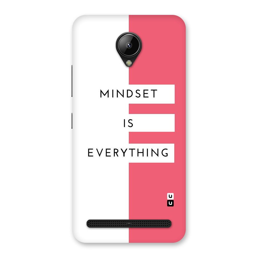 Mindset is Everything Back Case for Lenovo C2