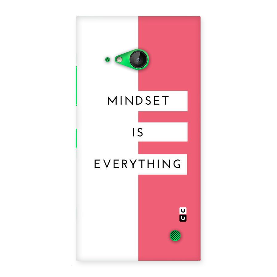 Mindset is Everything Back Case for Lumia 730
