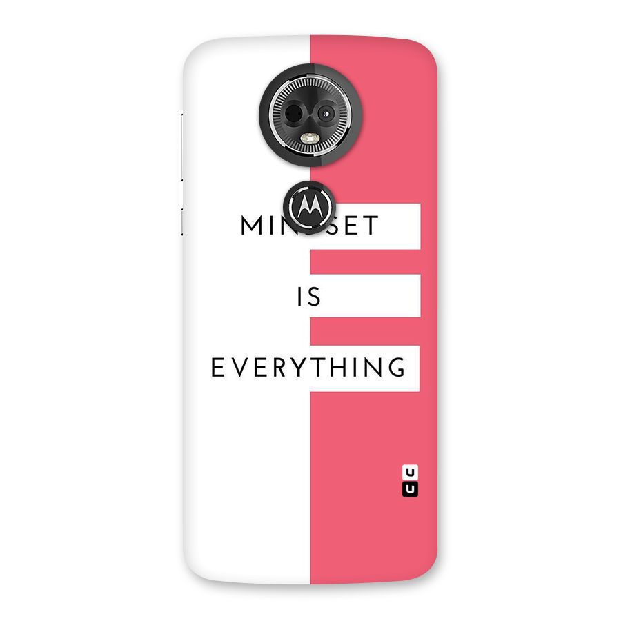 Mindset is Everything Back Case for Moto E5 Plus