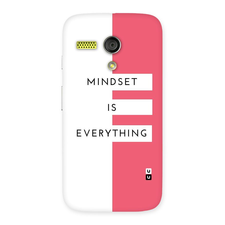 Mindset is Everything Back Case for Moto G