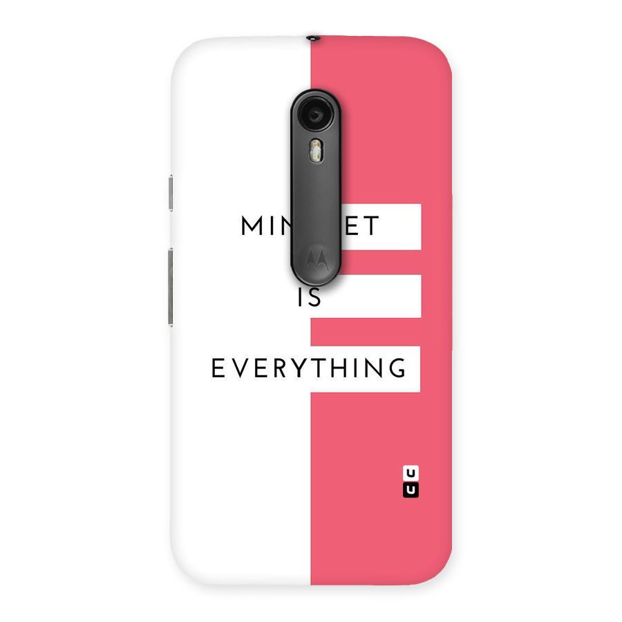Mindset is Everything Back Case for Moto G3