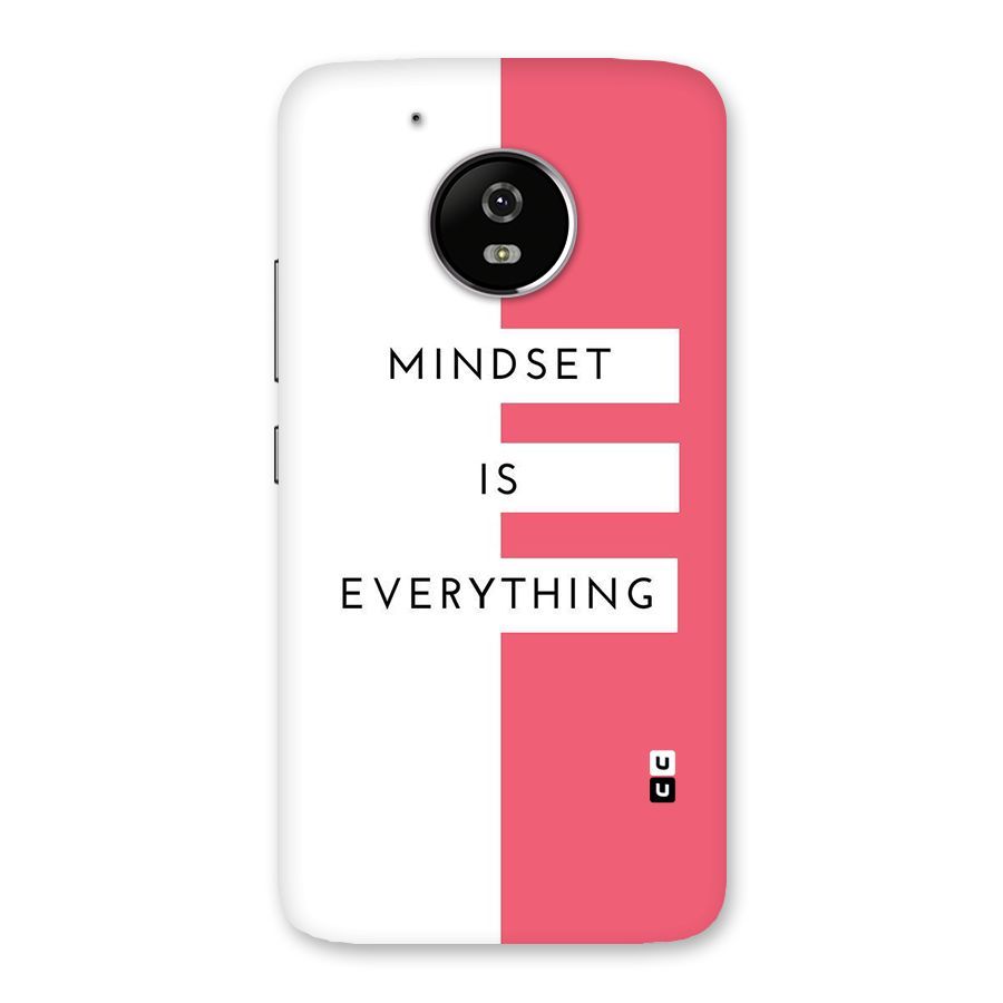 Mindset is Everything Back Case for Moto G5