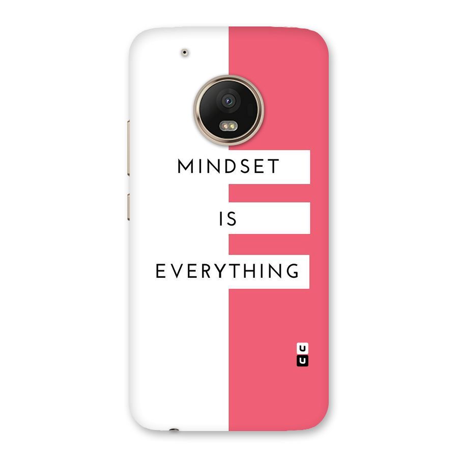 Mindset is Everything Back Case for Moto G5 Plus