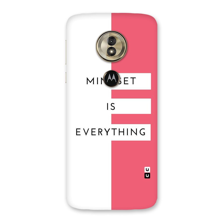 Mindset is Everything Back Case for Moto G6 Play