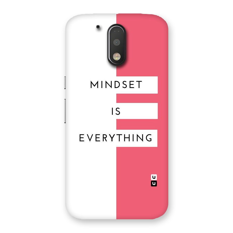 Mindset is Everything Back Case for Motorola Moto G4