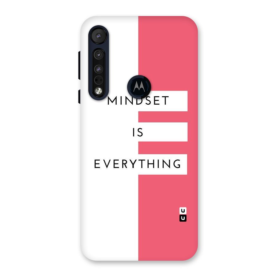 Mindset is Everything Back Case for Motorola One Macro