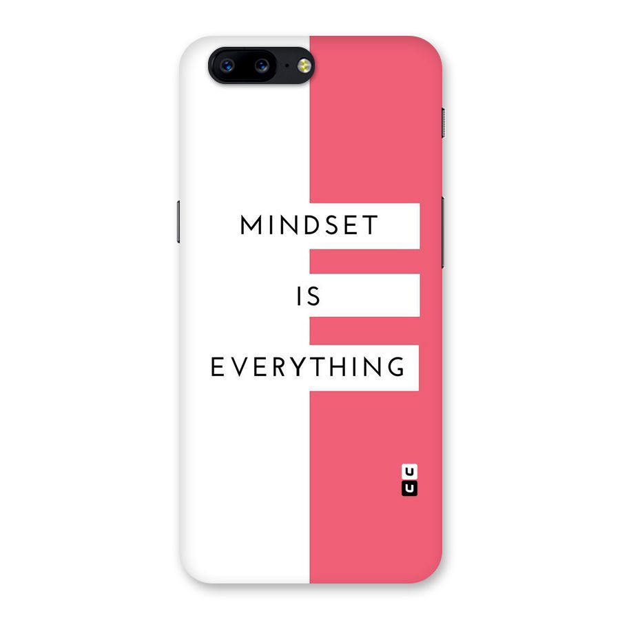 Mindset is Everything Back Case for OnePlus 5