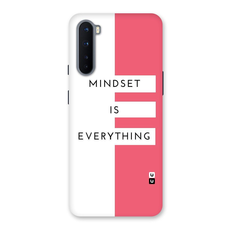 Mindset is Everything Back Case for OnePlus Nord