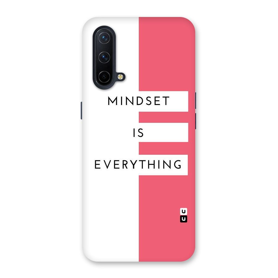Mindset is Everything Back Case for OnePlus Nord CE 5G