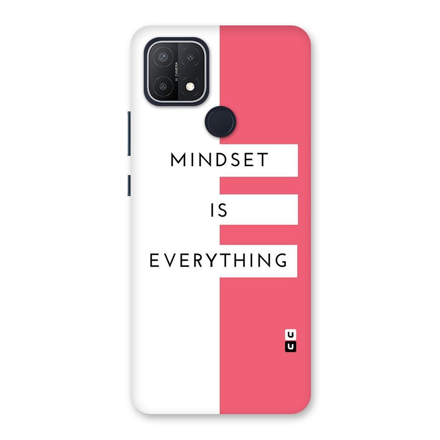 Mindset is Everything Back Case for Oppo A15s
