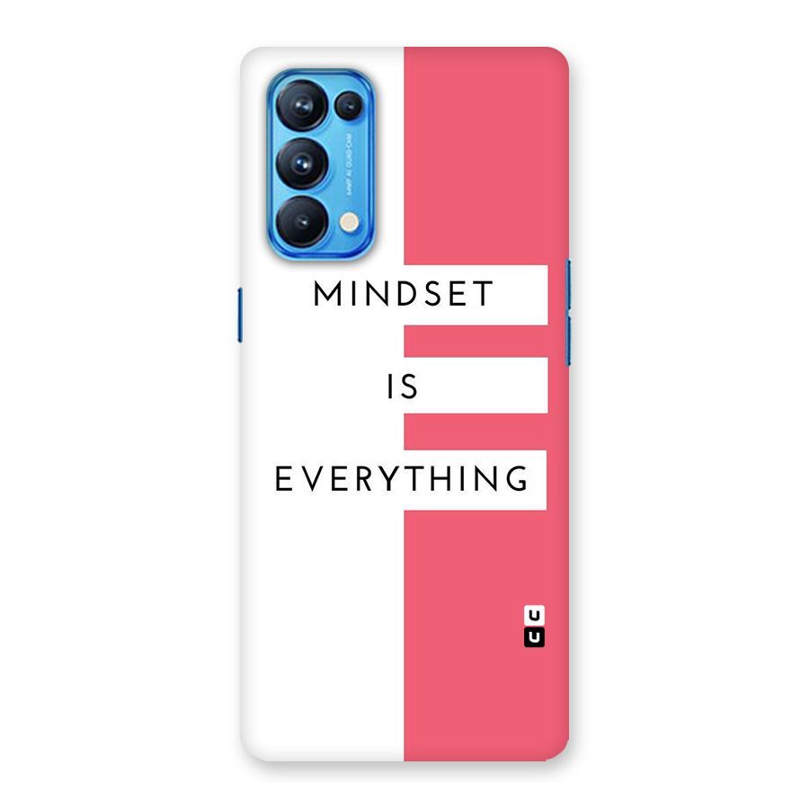 Mindset is Everything Back Case for Oppo Reno5 Pro 5G