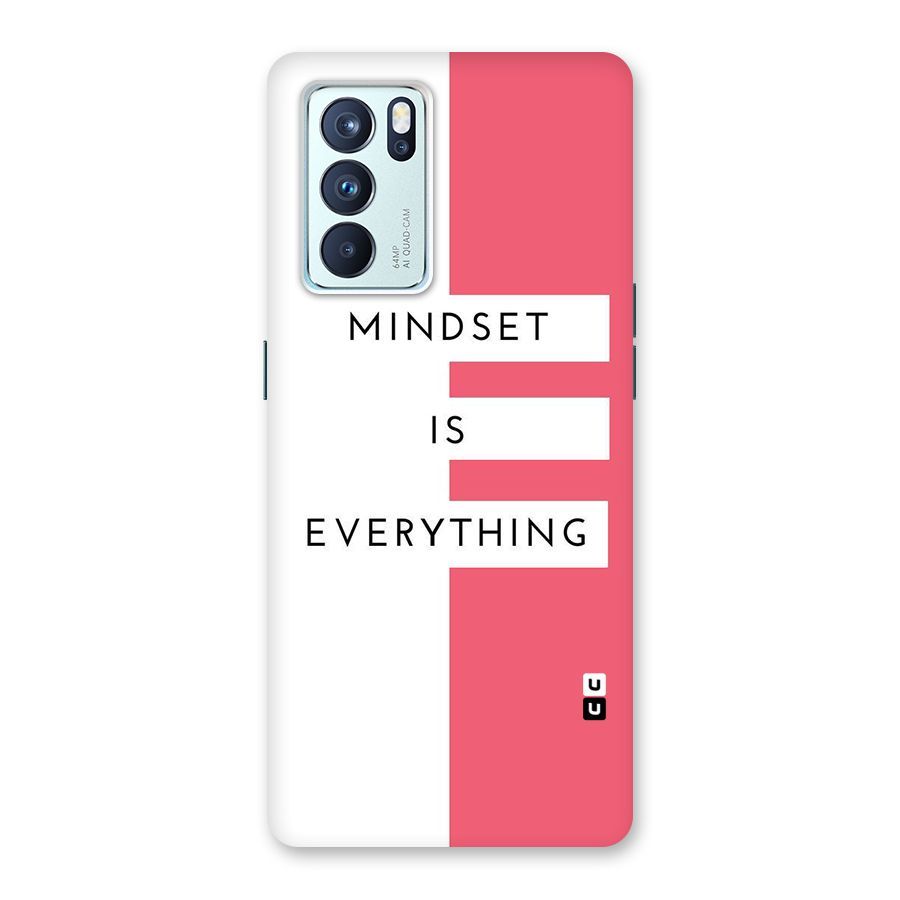 Mindset is Everything Back Case for Oppo Reno6 Pro 5G