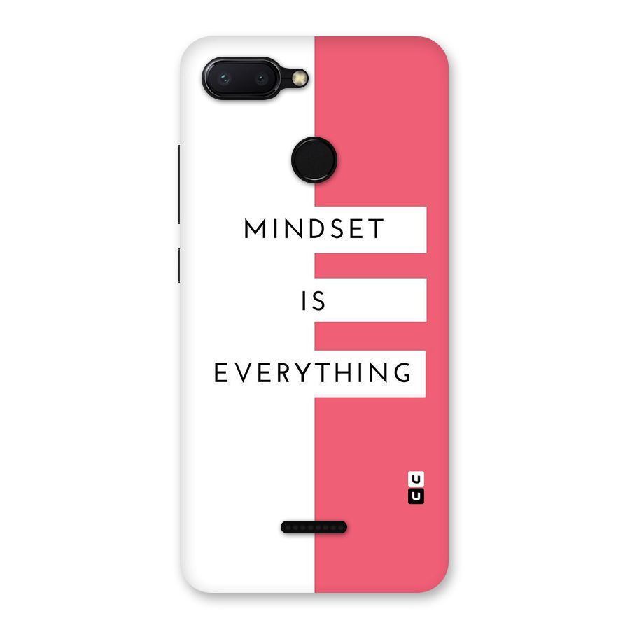 Mindset is Everything Back Case for Redmi 6