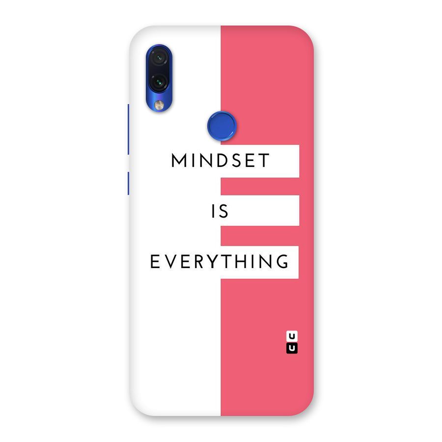 Mindset is Everything Back Case for Redmi Note 7