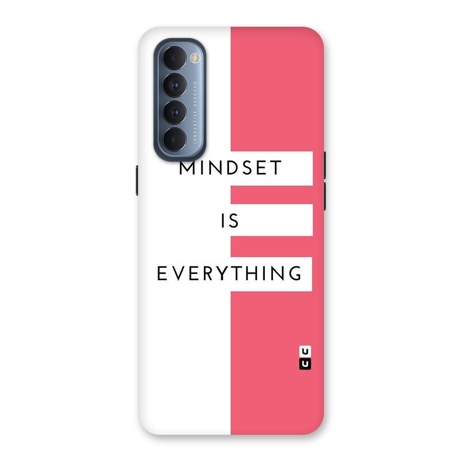 Mindset is Everything Back Case for Reno4 Pro