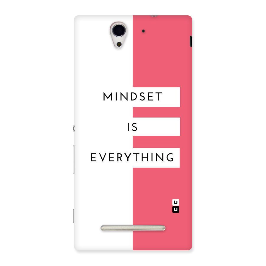 Mindset is Everything Back Case for Sony Xperia C3