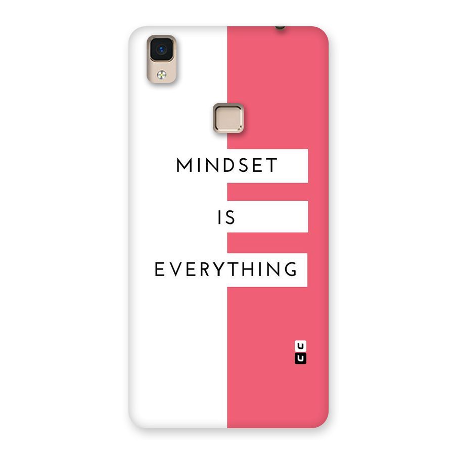 Mindset is Everything Back Case for V3 Max