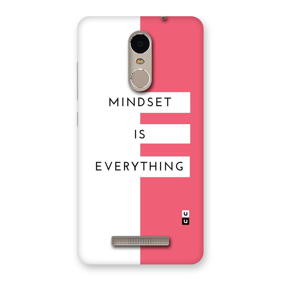 Mindset is Everything Back Case for Xiaomi Redmi Note 3