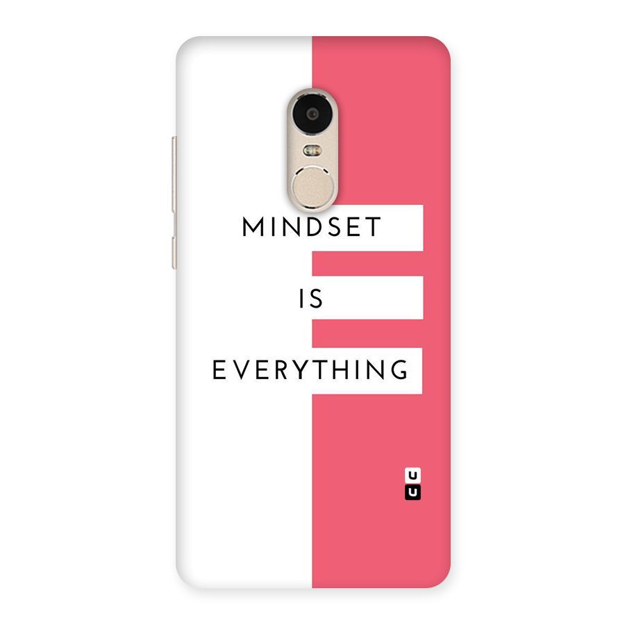 Mindset is Everything Back Case for Xiaomi Redmi Note 4