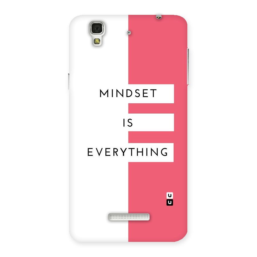 Mindset is Everything Back Case for YU Yureka Plus