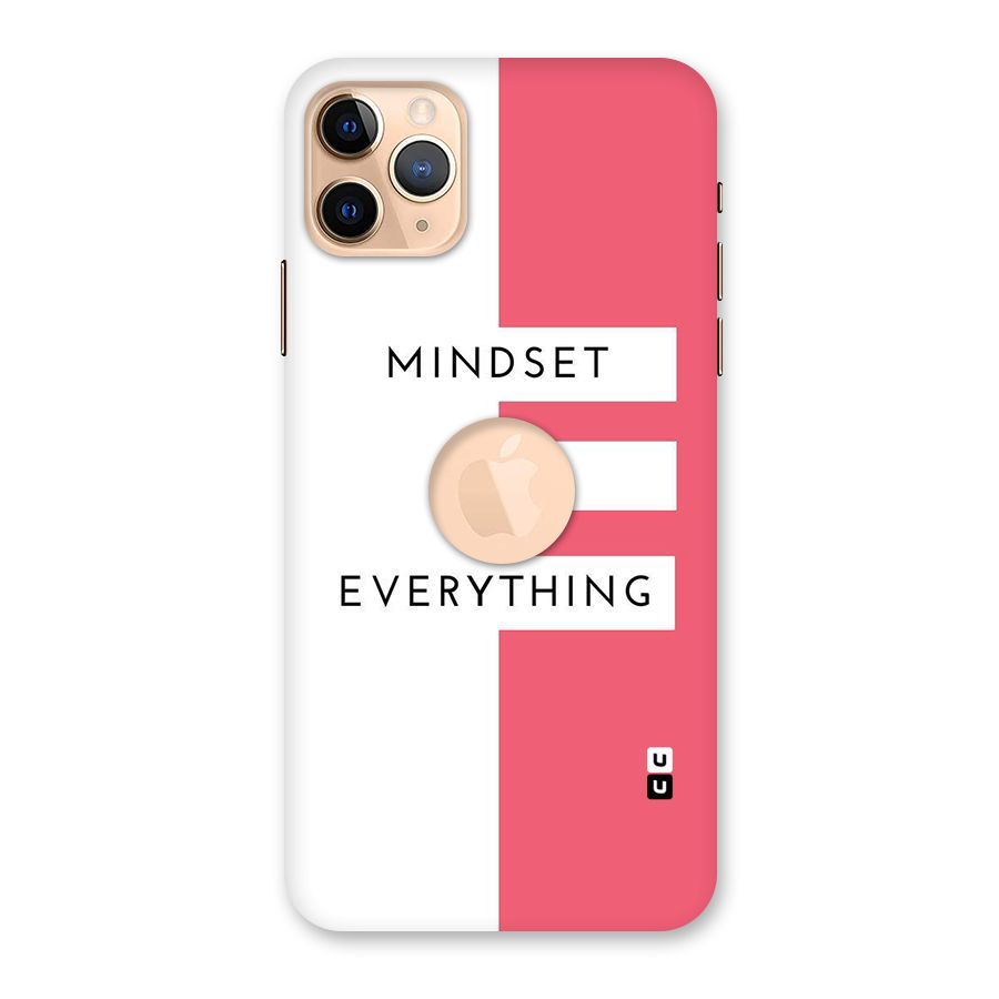 Mindset is Everything Back Case for iPhone 11 Pro Max Logo Cut